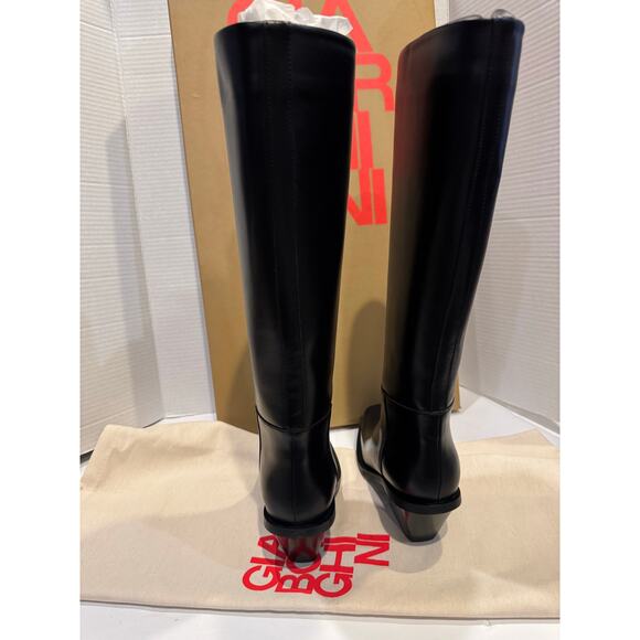 GIABORGHINI women's square-toe leather boots | Cowboy BootsEU37=US6.6.5-75-7 NEW - Picture 14 of 16